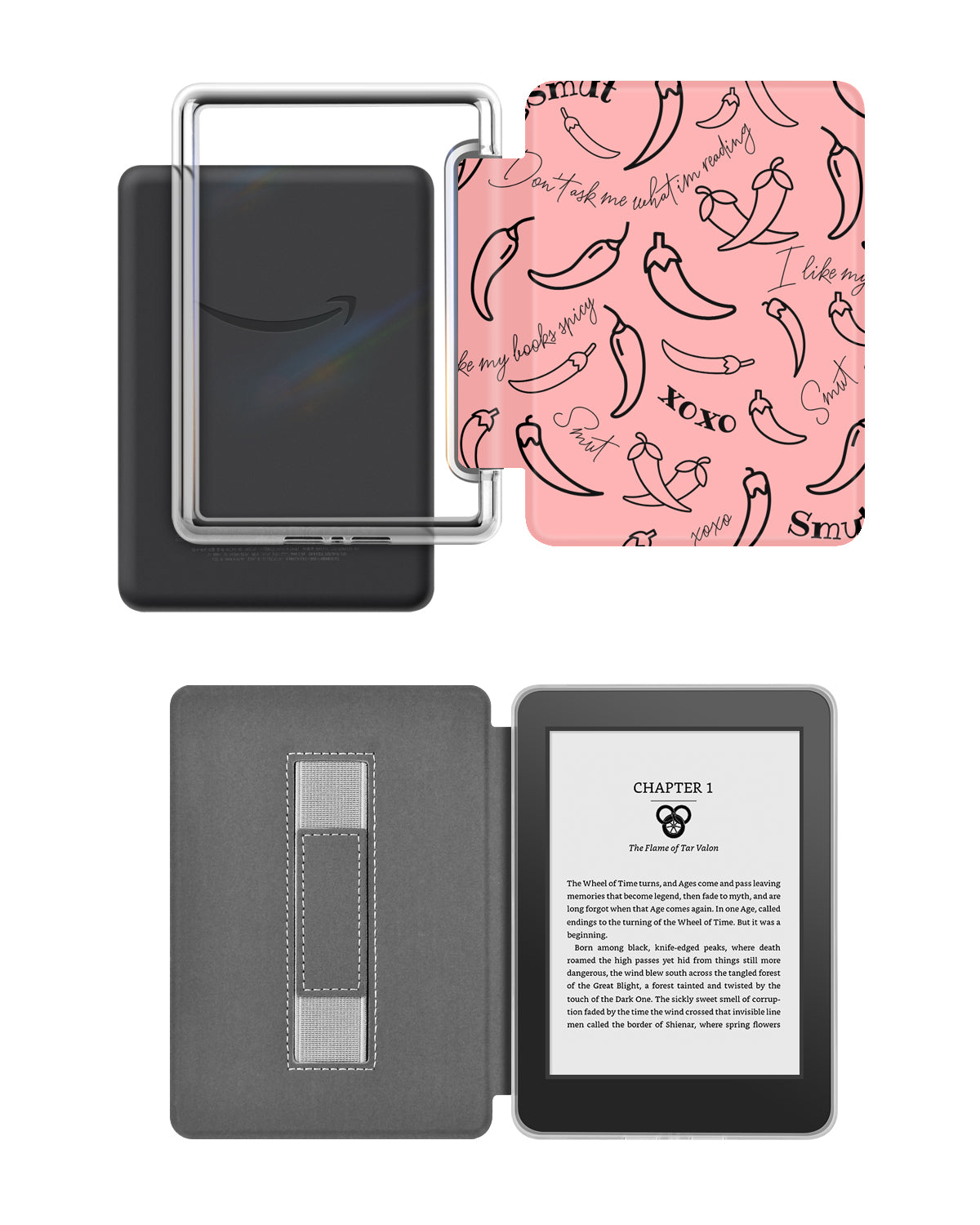 Pink Spicy Chilli Kindle Case