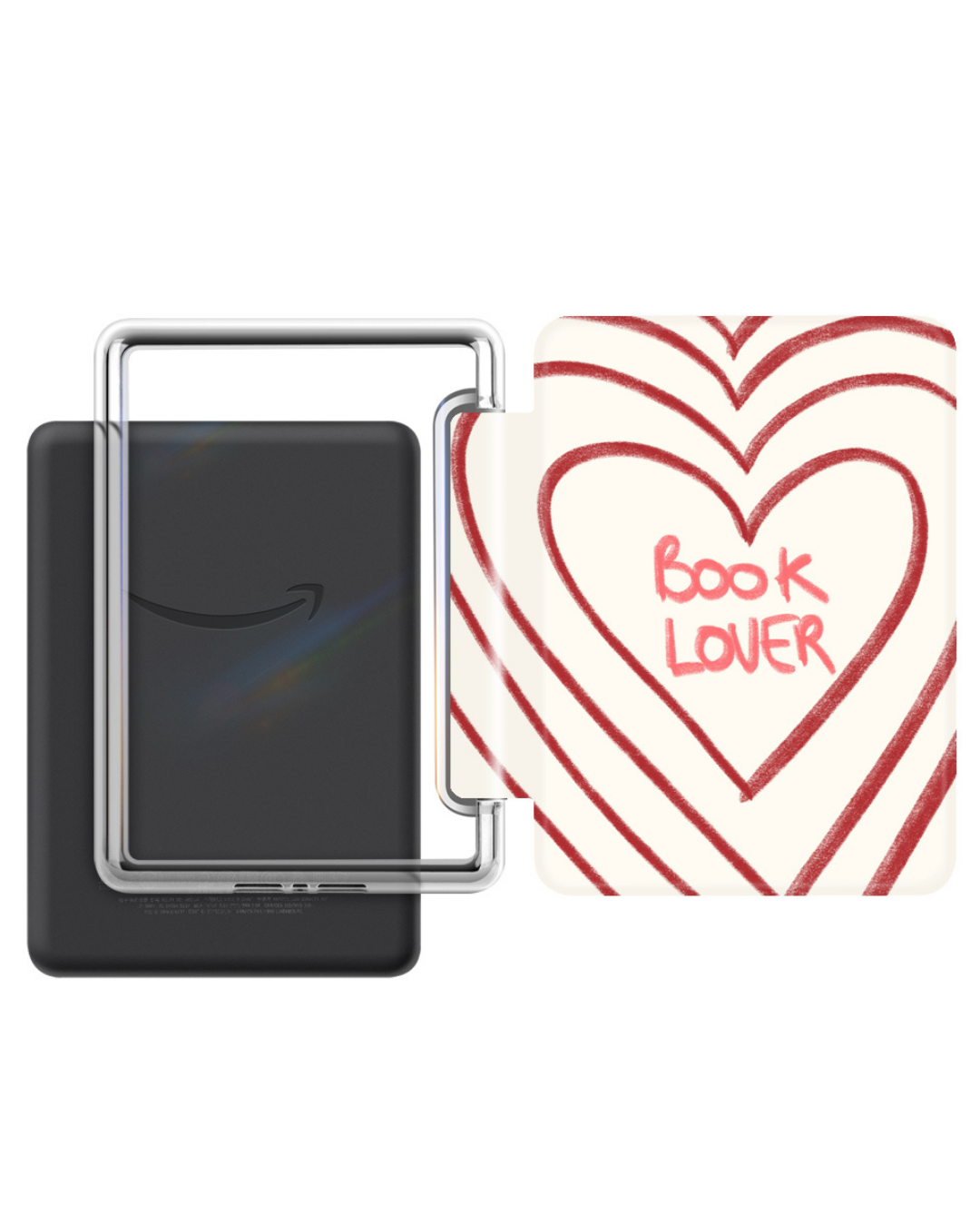 Book Lover Heart Kindle Case
