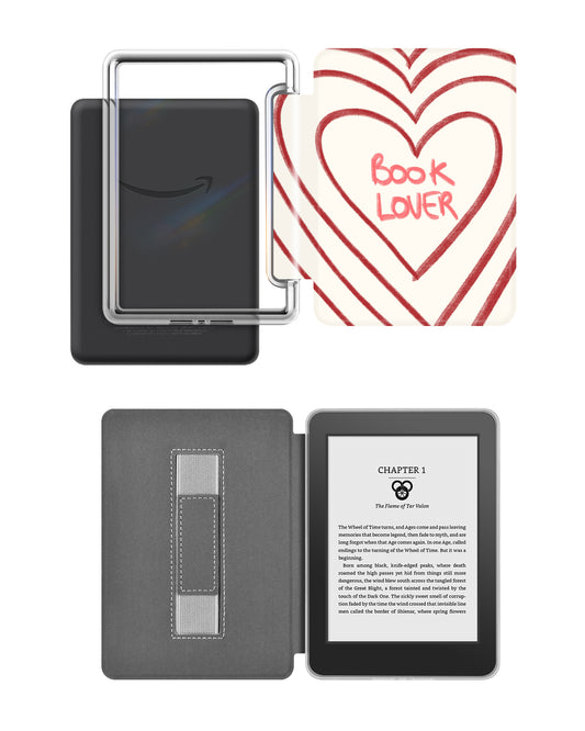 Book Lover Heart Kindle Case