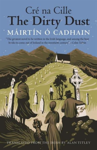 The Dirty Dust book cover features a graveyard scene with figures and a church.