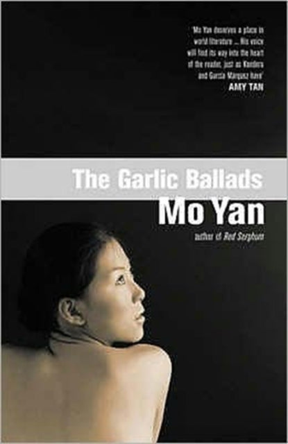 The Garlic Ballads book cover featuring a woman's profile.