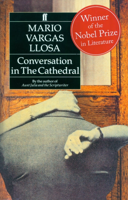 Conversation in the Cathedral book cover with Nobel Prize winner badge.