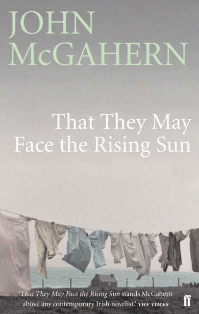 That They May Face the Rising Sun book cover with laundry on a line.