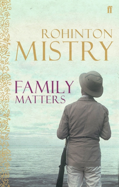Family Matters book cover with a man looking out at the sea.