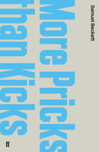 More Pricks Than Kicks by Samuel Beckett book cover.