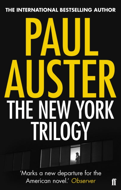 The New York Trilogy by Paul Auster book cover.