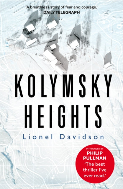 Kolymsky Heights book cover with a snowy landscape and title.