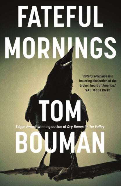 Fateful Mornings book cover with a crow and author's name.