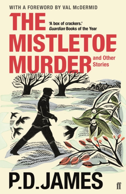 The Mistletoe Murder and Other Stories book cover with a winter scene.