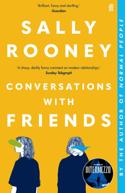 Conversations with Friends book cover with author Sally Rooney.