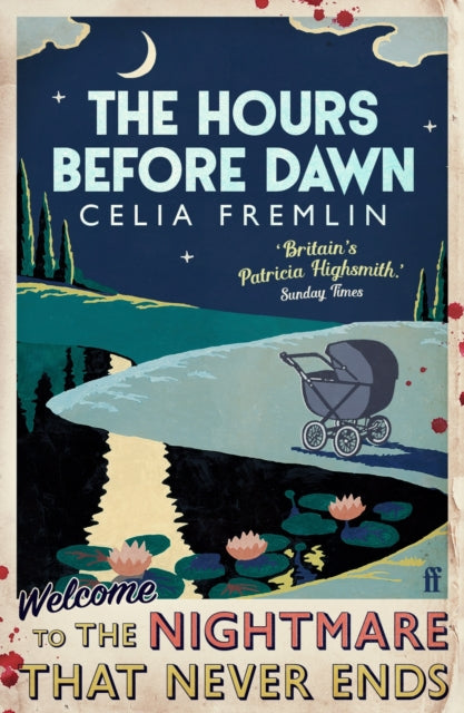 Book cover for The Hours Before Dawn featuring a stroller and lily pads.