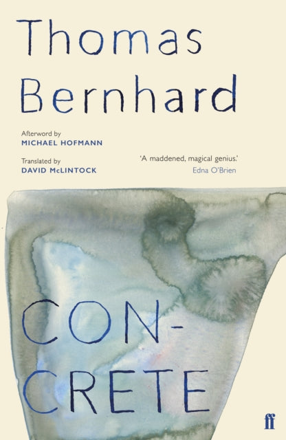 Concrete by Thomas Bernhard, a book cover with watercolor art.