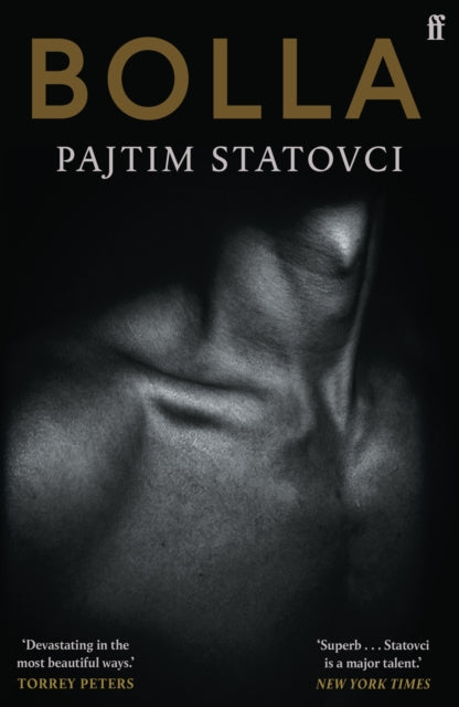 Book cover for Bolla by Pajtim Statovci with a close-up of a person's neck and shoulders.