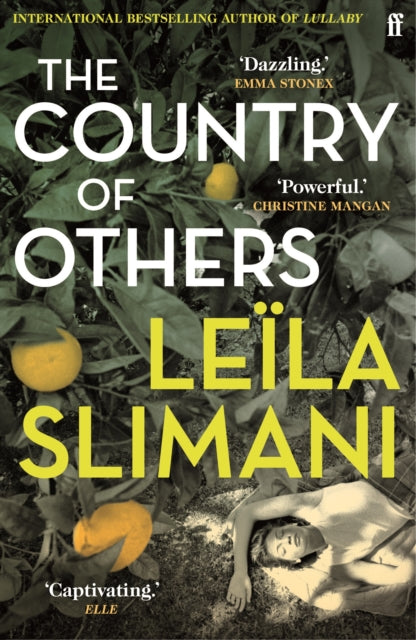 The Country of Others book cover with oranges and a woman lying down.