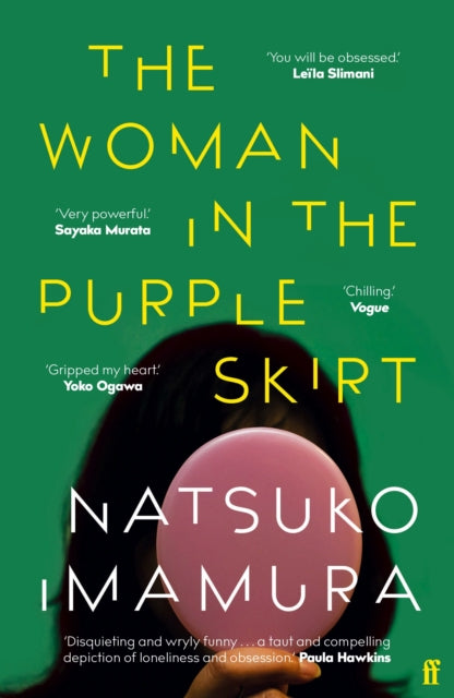 The Woman in the Purple Skirt book cover with green background.