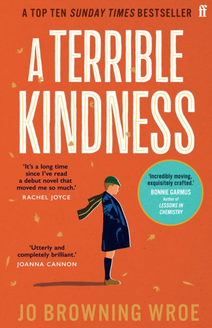 A Terrible Kindness book cover with a young boy in uniform.