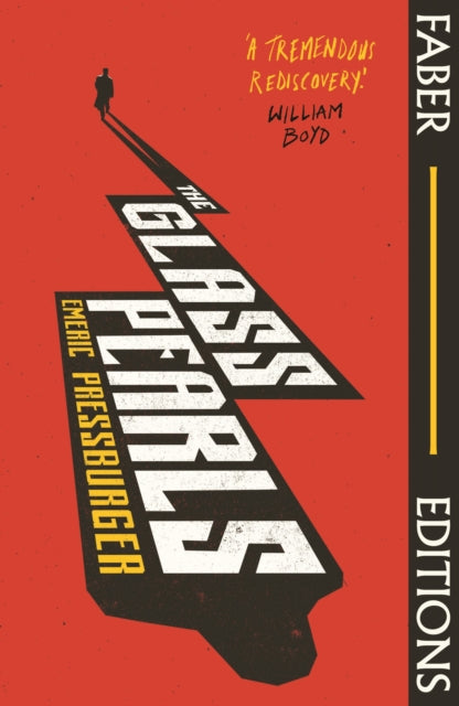 The Glass Pearls book cover features a silhouette of a man walking away from the viewer, with the title in large, bold letters.