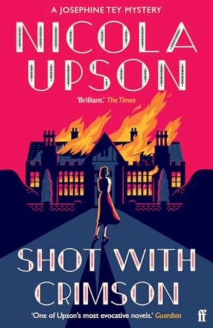 Book cover for Shot with Crimson, a mystery novel set in Hollywood.