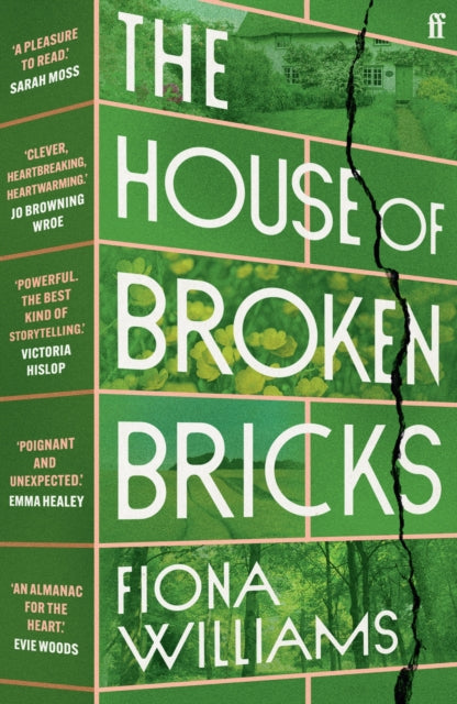 The House of Broken Bricks book cover with green background and white text.