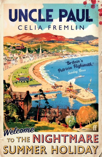 Book cover for Uncle Paul by Celia Fremlin, featuring a seaside town.