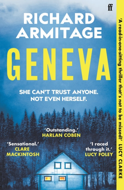 Geneva by Richard Armitage, a thriller with quotes from Clare Mackintosh and Harlan Coben.