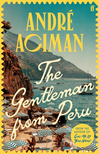 The Gentleman From Peru book cover with a coastal Italian scene.