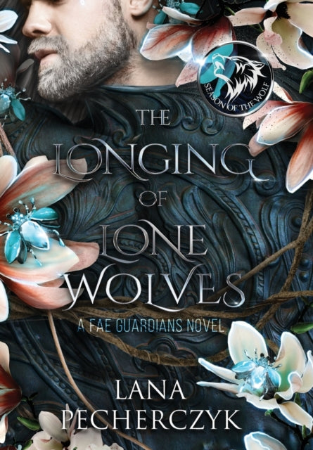 The Longing of Lone Wolves book cover featuring a man and flowers.