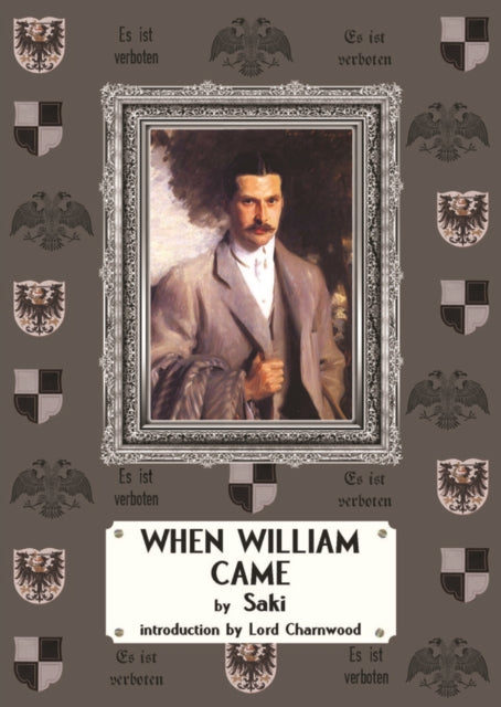 When William Came book cover with a portrait and heraldic symbols.