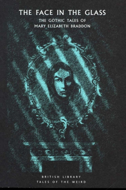 The Face in the Glass book cover with a face reflected in a mirror.