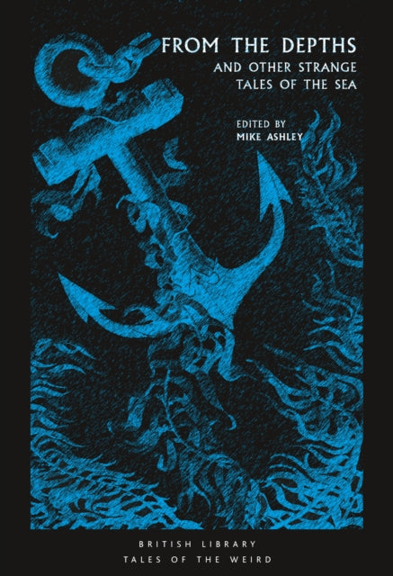 Book cover for "From the Depths: and Other Strange Tales of the Sea" featuring a blue anchor.