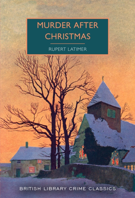 Murder After Christmas book cover with a snowy village scene.