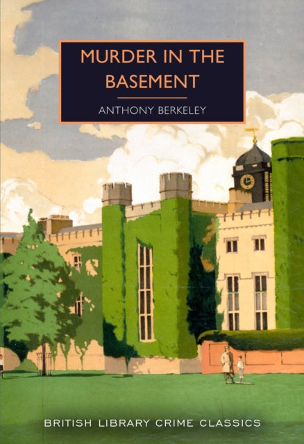 Murder in the Basement book cover with a building and sky.
