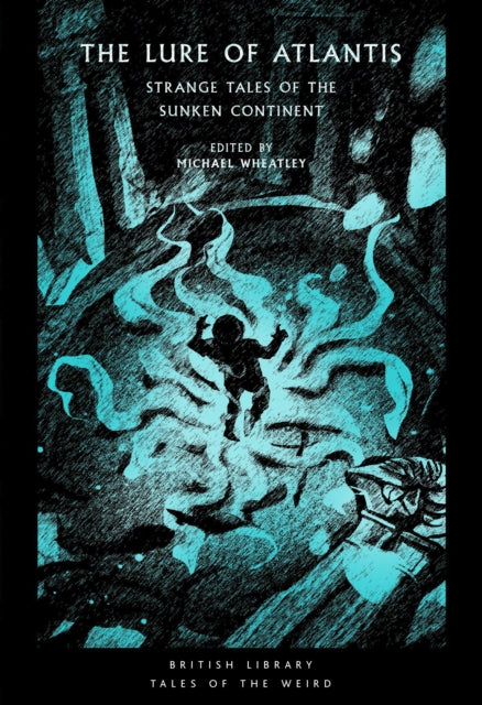 The Lure of Atlantis book cover with a submerged figure and swirling blue light.