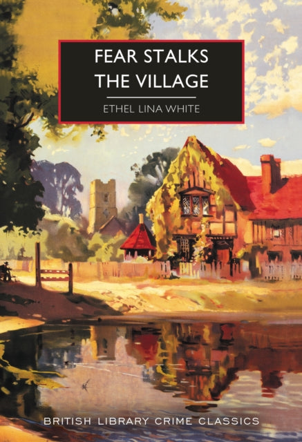 Fear Stalks the Village book cover with a village scene.