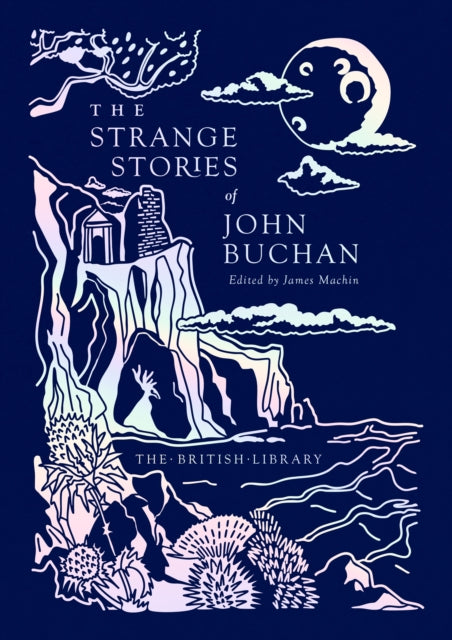 The Strange Stories of John Buchan book cover with a moon and rocky landscape.
