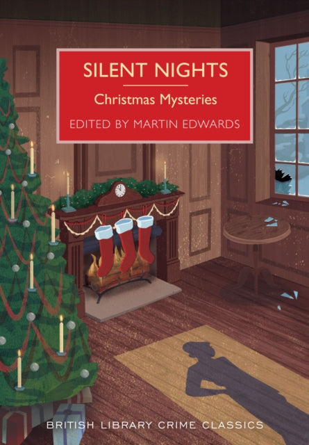 Silent Nights Christmas Mysteries book cover with a festive scene.