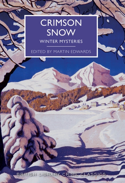 Crimson Snow: Winter Mysteries book cover with a snowy mountain landscape.