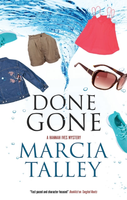 Done Gone book cover with clothing and water.