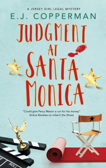 Judgment at Santa Monica book cover with movie-themed imagery.