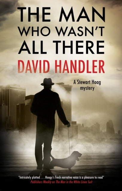 The Man Who Wasn't All There book cover featuring a man and his dog.
