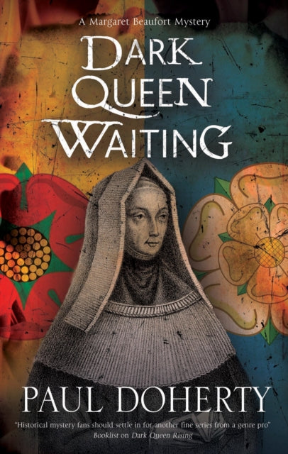 Dark Queen Waiting book cover featuring a portrait of a woman in a headdress.