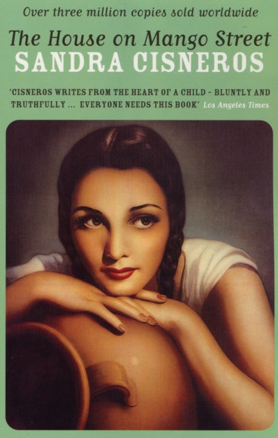 The House on Mango Street book cover with a portrait of a young woman.
