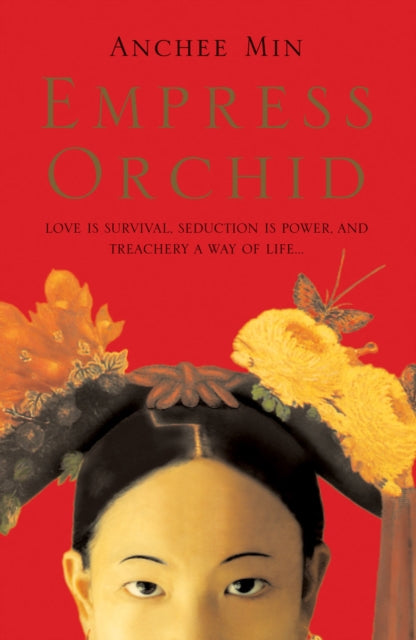 Empress Orchid book cover with a woman's face and ornate headdress.