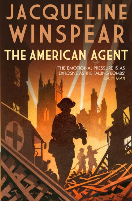 The American Agent book cover featuring a wartime scene.