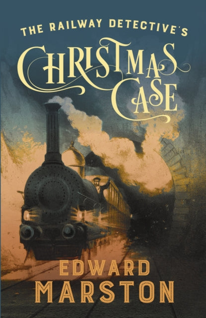 The Railway Detective's Christmas Case book cover featuring a steam train.