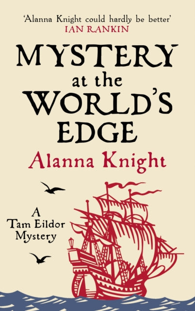 Mystery at the World's Edge book cover with a ship and birds.