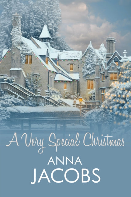 A Very Special Christmas book cover with a snowy house and Christmas tree.