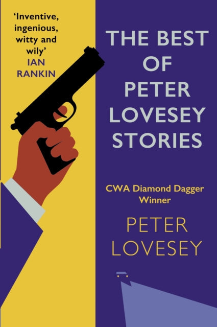 The Best of Peter Lovesey Stories book cover with a gun and quote.