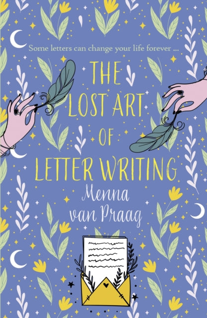 The Lost Art of Letter Writing book cover with floral and celestial design.