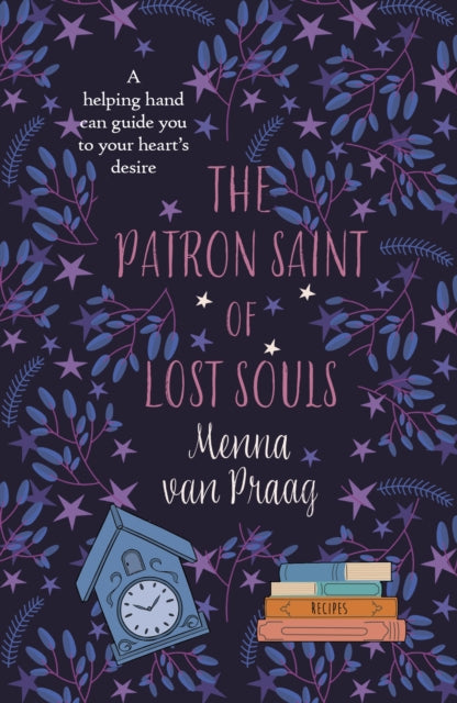 The Patron Saint of Lost Souls book cover with floral and star pattern.